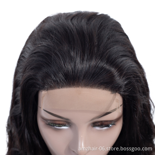 Wholesale Raw Malaysian Remy Human Hair Lace Wigs For Women Wholesale Cuticle Aligned 4X4 Body Wave Lace Closure Wigs In Stock